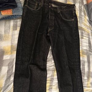 Levi's Dark Blue Straight Jeans